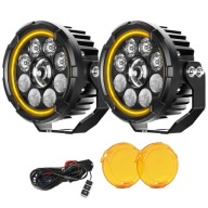 Lampy Światła LED 5" 6500K IP68 Motocykl Quad SUV Ciężarówka 4x4 2 szt.