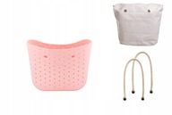 Torebka O bag Standard Foro Outlet Pudrowy róż organizer i dł naturaln Obag
