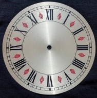 Tarcza trawiona do zegara
