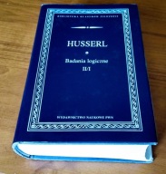 Bad logiczne 2 Badania dotyczące fenomenologii i teorii poznania 1 Husserl