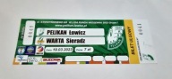 bilet PELIKAN Łowicz - WARTA Sieradz 19.03.2023