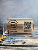 Wizytówki metalowe aluminiowe PREMIUM sublimacyjne z nadrukiem logo