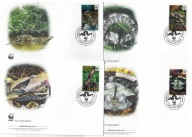 02-FDC-KP13- Sierra Leone,WWF, Węże egzotyczne