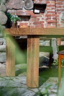 Stol debowy Stary dąb 260 x 100 Rustic Postarzane Stare Drewno Wiejski