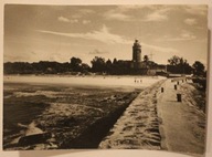 KOŁOBRZEG - Falochron i latarnia morska, 1960 rok