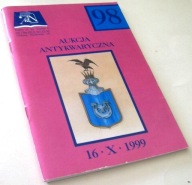 KRAKOWSKI ANTYKWARIAT NAUKOWY AUKCJA ANTYKWARYCZNA 1999 ROK KATALOG 98