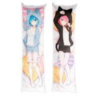 Poszewka Dakimakura Rem Ram Re Zero Anime otaku body pillow pillowcase