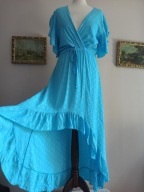 BILLI WŁOSKA SUKIENKA dł tył falbana 38/40 nowa