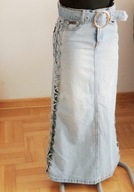 Spódnica Damska Jeans Dżinsowa R.36