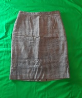 Seksowna, wąska mini spódniczka w kratkę-pepitkę