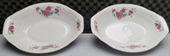 PÓŁMISEK MOTYW RÓŻY STARA CHIŃSKA PORCELANA 2 SZT
