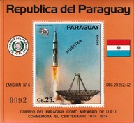 Paragwaj 1974 ** cena 17,50 zł kat.20€ - kosmos