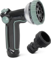 NOWA DYSZA DO WĘŻY OGRODOWYCH 10 RÓŻNYCH NATRYSKÓW ZIELONA AMAZON BASICS