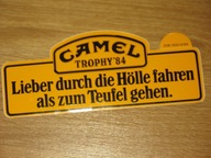 CAMEL TROPHY 1984 oryginalna naklejka z PRL