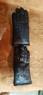 rękawice męskie ze skóry , lata 90 te,