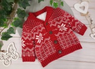 George gruby sweterek 56-62cm 0-3mies