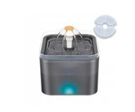 Fontanna poidełko miska poidło z kwiatkiem pompka LED 2,5 nowa