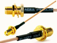 SMA Gniazdo Panel + RG178 12cm HARBOUR INDUSTRIES