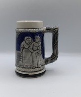 Kufel kolekcjonerski kubek 350 ml. z lat 60. XX w. śliczny ręcznie malowany