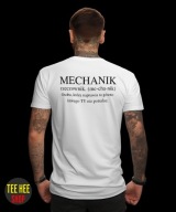 ŚMIESZNA KOSZULKA MECHANIK – IDEALNY PREZENT URODZINOWY LUB ŚWIĄTECZNY XL