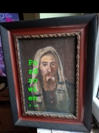 Judaika- Rabin żydowski-Obraz olejny- R. Kaczmarkiewicz