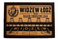 Widzew Łódź – grawerowany obraz stadionu