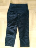 H&M Mama czarne rybaczki spodnie 38 ciążowe