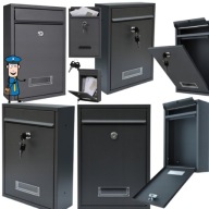 Duża Skrzynka pocztowa z numerem domu na listy wrzutnia MEDAS PROFESSIONAL