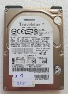 Dysk IC25N040ATCS04-0 HITACHI TRAVELSTAR 40GB 2,5" ATA/IDE Retro BADY |u1