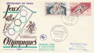 Olimpiada Rzym 1960 - Togo FDC