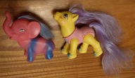 Dwa kucyki MLPony, ruchome nogi, głowa 1990