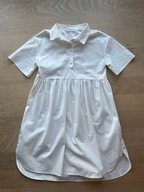 Biała sukienka bawełniana Za rozm.164