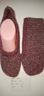 M 44 Kapcie balerinki handmade roz.44 NOWE ręcznie robione