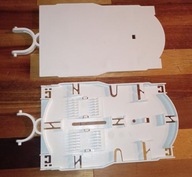 2x kaseta tacka na światłowód 12 spawów