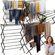 SUSZARKA NA PRANIE PIONOWA STOJĄCA SKŁADANA 10m STALOWA BALKONOWA DO UBRAŃ