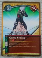 Karta Naruto CCG Jutsu Curse Sealing - J-062