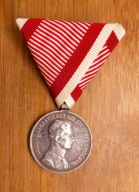 medal za odwagę Karol II, srebro, Austro-Węgry