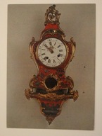 Zegar kominkowy, tzw. pendule en cartel, CZYSTA - MUZEUM - KRAKÓW