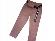 SPODNIE Z SASZETKĄ I PASKIEM R.104-110(4 LATA)