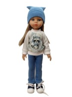 Ubranko komplet zestaw dla lalki Paola Reina 32cm dres spódniczka 5w1
