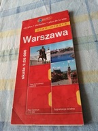 Warszawa stary plan miasta autobusy tramwaje