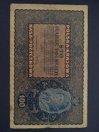 100 marek polskich 1919 seria N średni stan (B11)