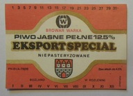 ETYKIETA PIWO JASNE PEŁNE EKSPORT SPECIAL BROWAR WARKA