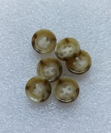 GUZIK PLASTIKOWY - UREA - 15 mm - jasny beż