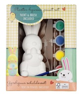 Zajączek / króliczke | Zestaw, figurka do malowania dla dzieci 5+