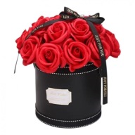 BUKIET ZAPACHOWYCH CZERWONYCH RÓŻ NA WALENTYNKI PREZENT DLA DZIEWCZYNY ŻONY