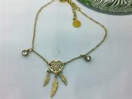 8062 Bransoletka Celebrytka Łapacz Snów Serce;Stal