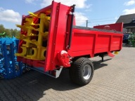 Rozrzutnik Obornika Wapna Jednoosiowy Skorupowy JOL-MET KOLOS N250/1/2 4,5t