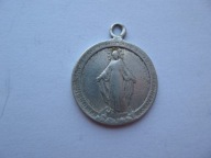 MATKA BOŻA przedwojenny MEDALIK ALUMINIUM