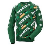 PARKSIDE zielony świąteczny SWETER piła łańcuchowa narzędzia XL NOWY